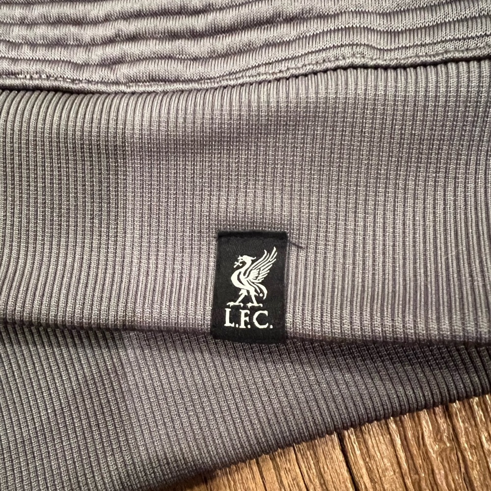 Men’s New Balance Liverpool Prematch Warmup Jacket, Size L, Gray - Picture 9 of 10